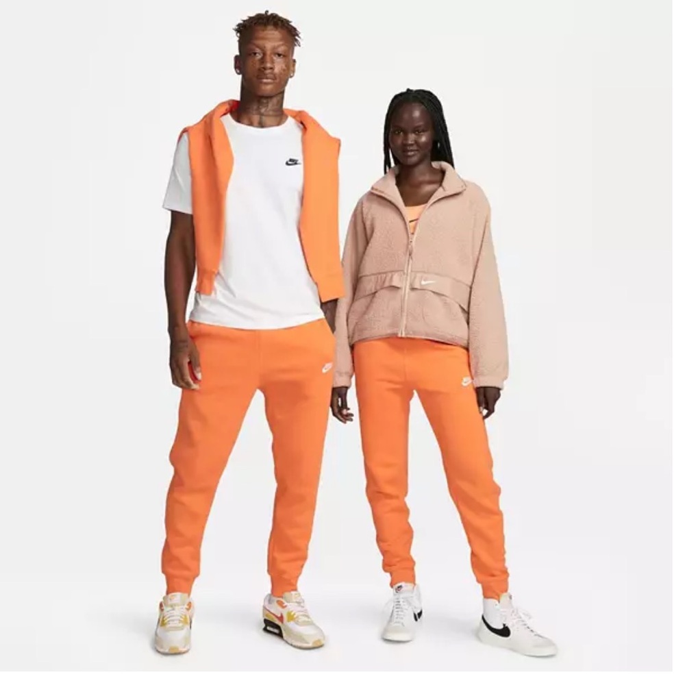 Nike Sportsclub Joggers Pant Unisex Orange Size XS
